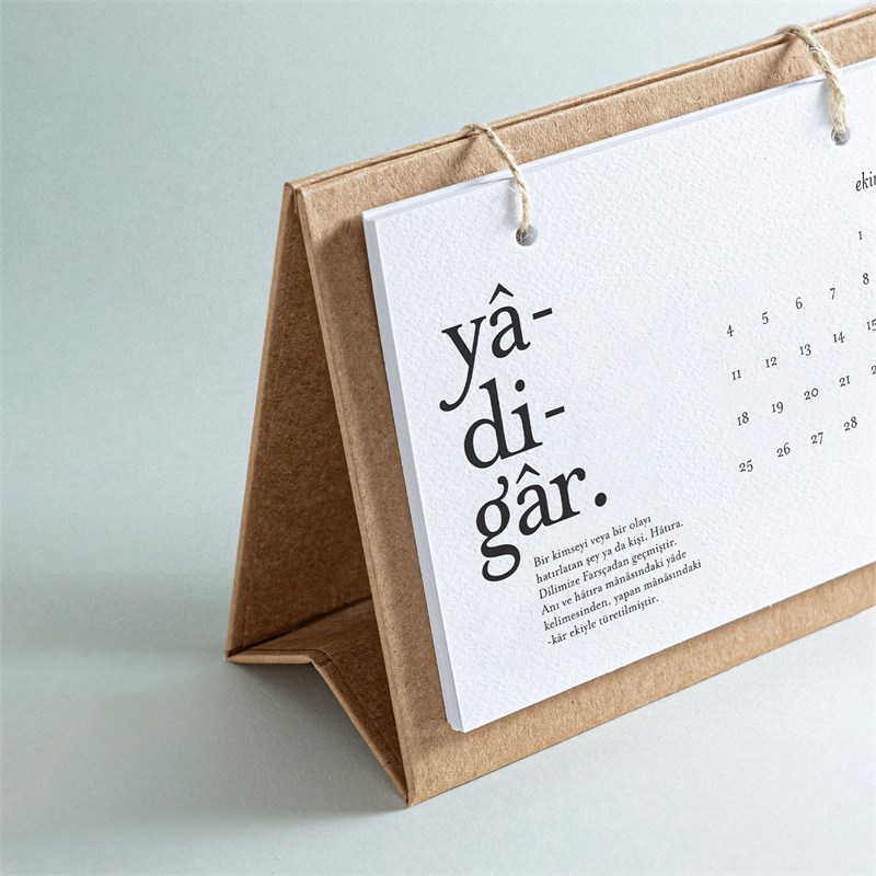 2027 Güzel Kelimeler Takvimi