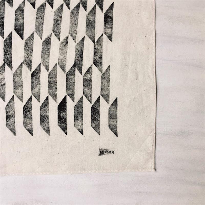 Denden | Kontrast Desen Baskılı Mutfak Havlusu