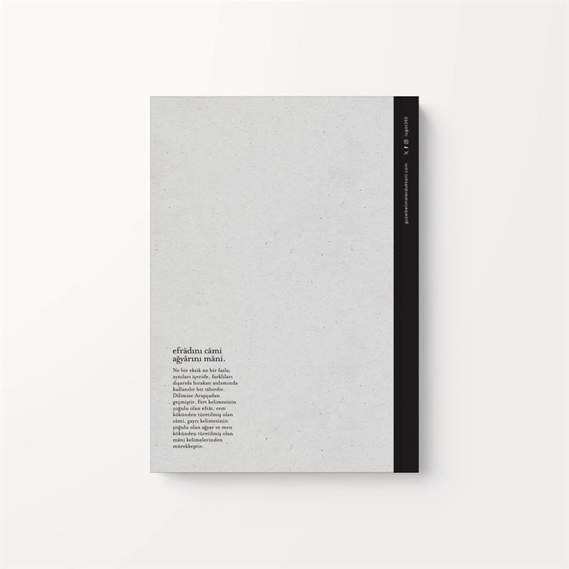 Efrâdını Câmi Ağyârını Mâni Defter