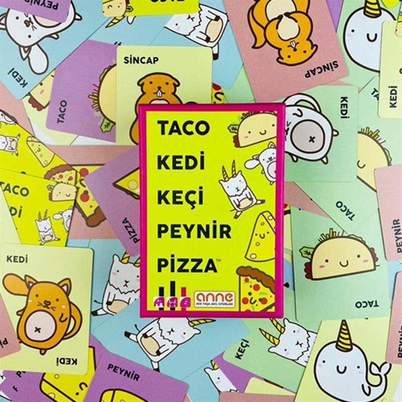 Taco Kedi Keçi Peynir Pizza Kutu Oyunu