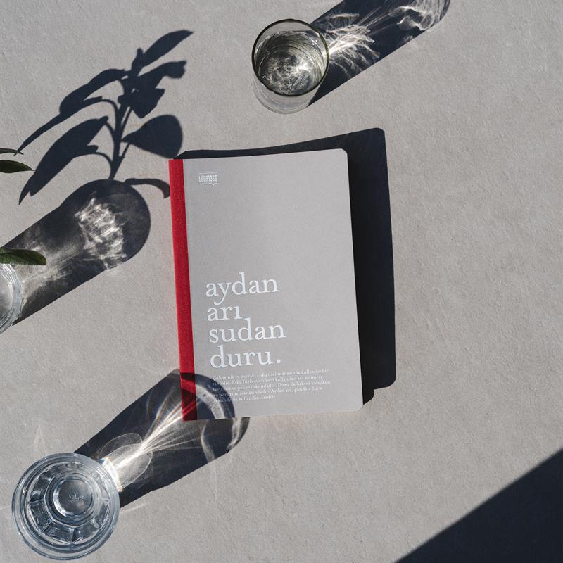 Aydan Arı Sudan Duru Defter | Lûgat365 x Karatis
