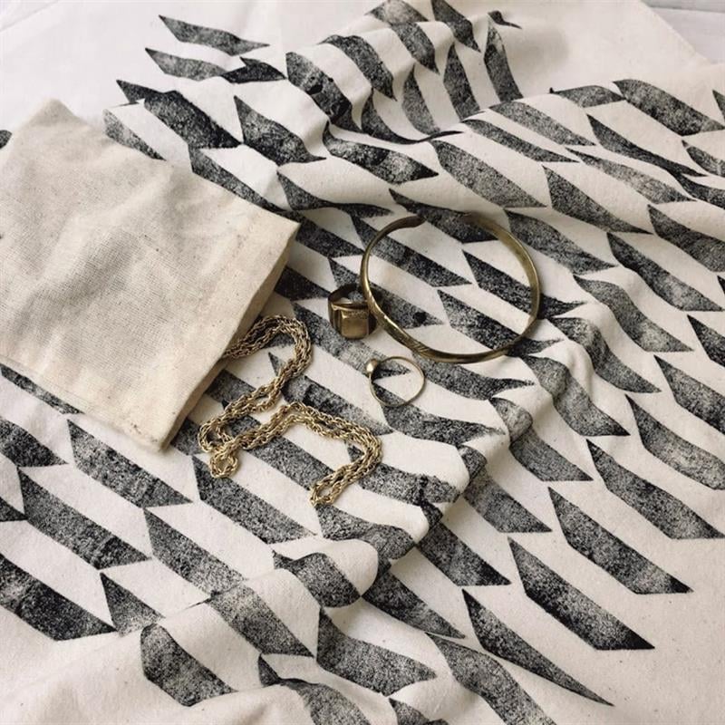 Denden | Kontrast Desen Baskılı Mutfak Havlusu