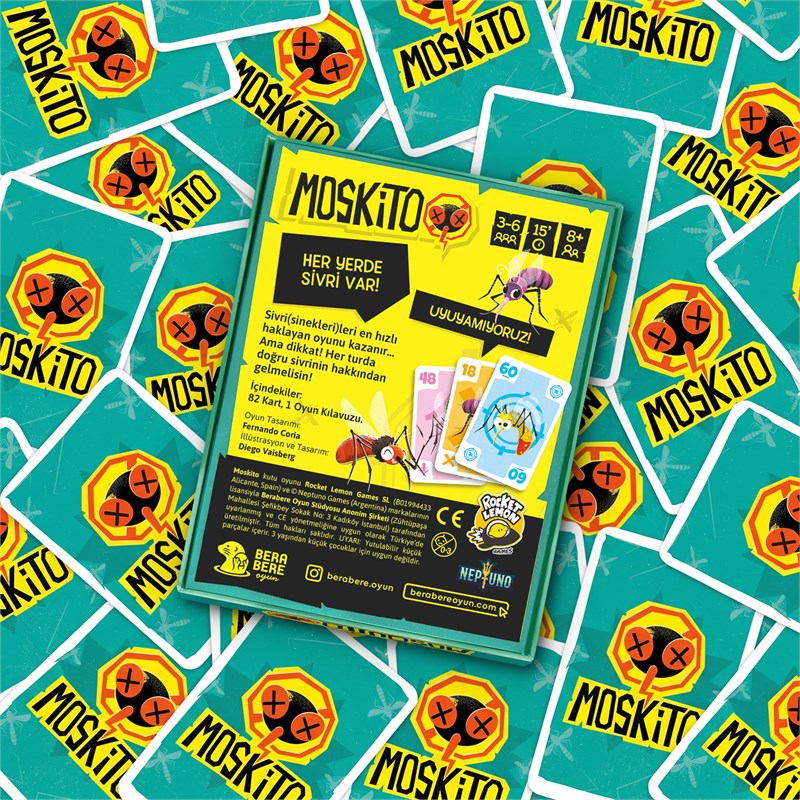 Moskito Kart Oyunu | Hızlı ve Eğlenceli Aile Oyunu