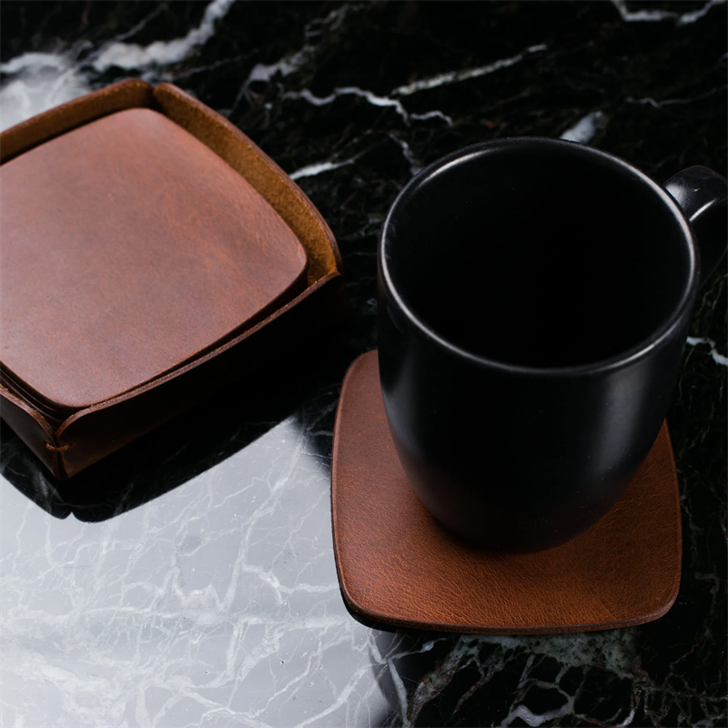 Roarcraft | Deri Bardak Altlığı Seti 5li