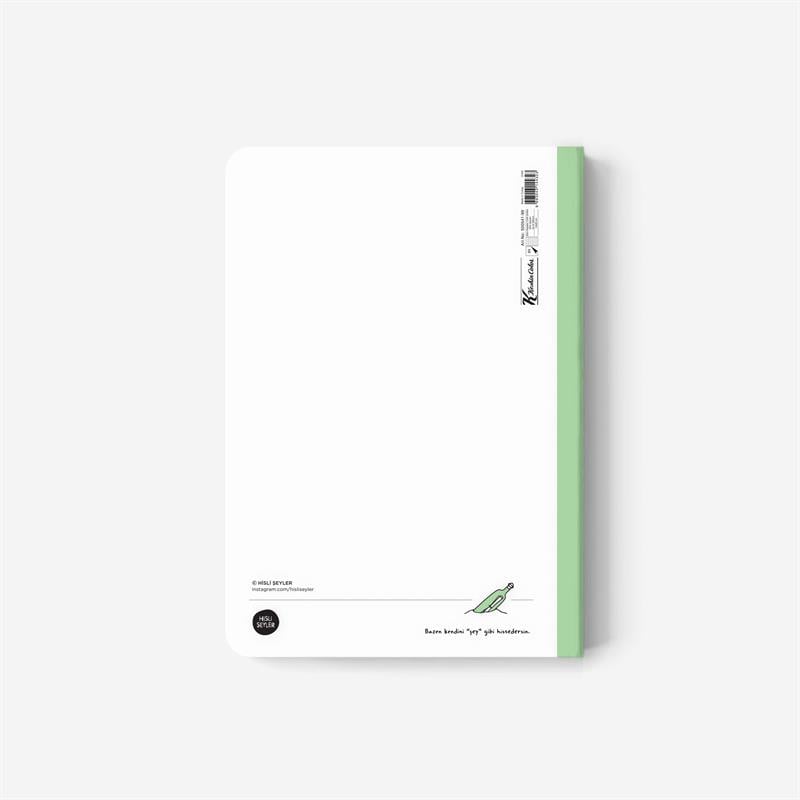 Bir Derdim Var Renkli Sayfalı Defter