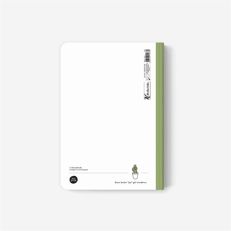 Dikenime Katlansın Sert Kapaklı Defter
