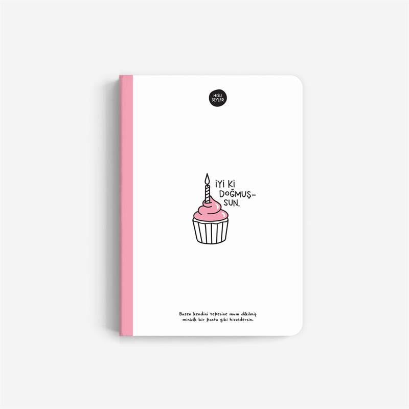 İyi Ki Doğmuşsun Renkli Sayfalı Defter 