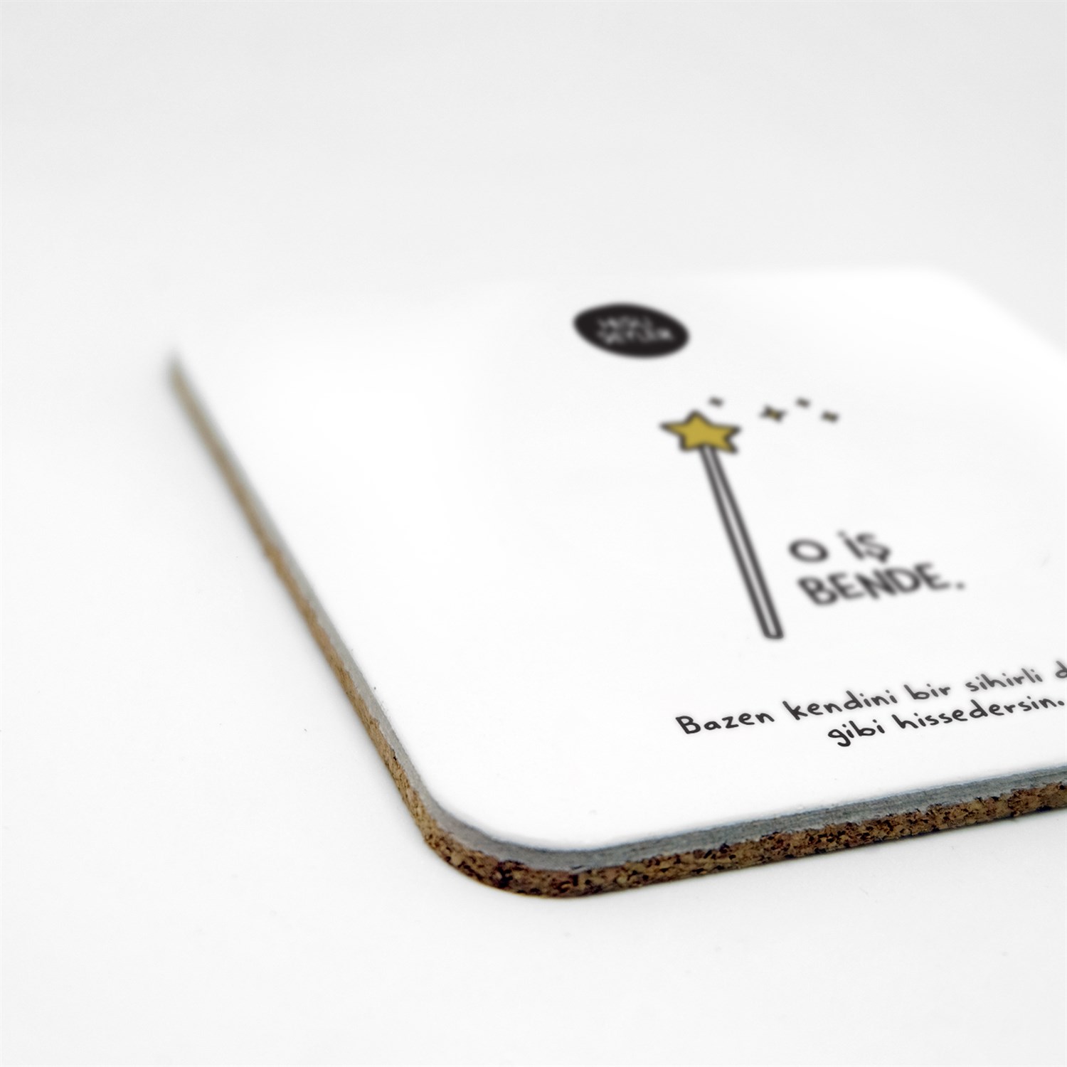 O İş Bende 2li Bardak Altlığı Seti