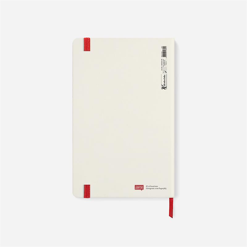 Baba Sert Kapaklı Lastikli Defter 