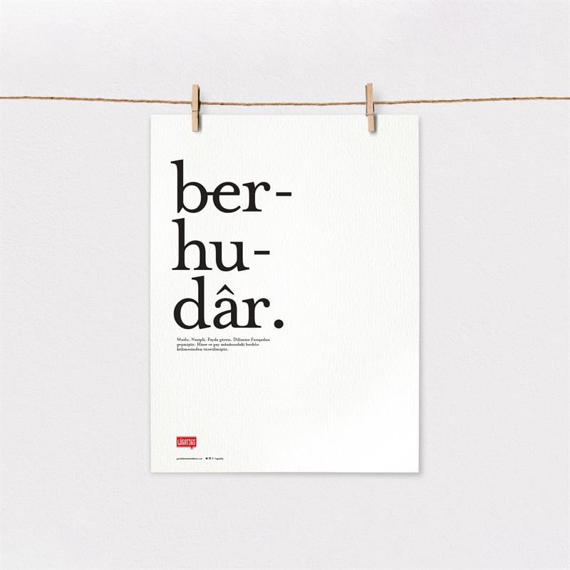 Berhudar Poster (Çerçevesiz)
