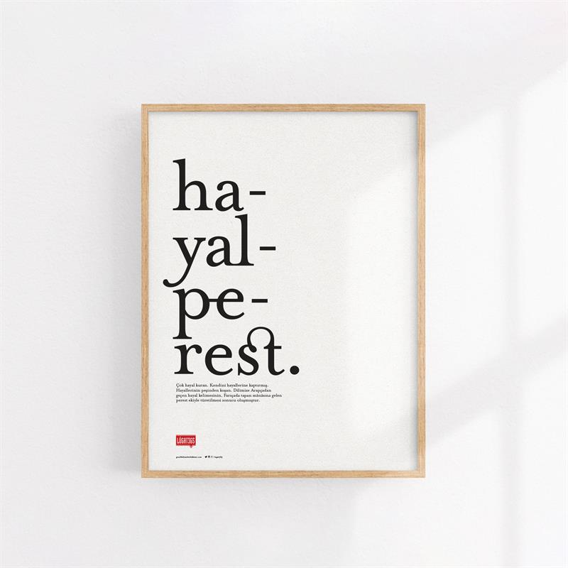 Hayalperest Poster (Çerçevesiz)