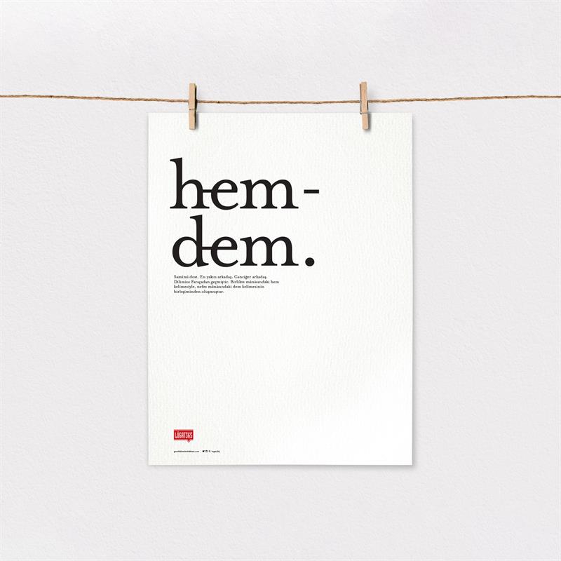Hemdem Poster (Çerçevesiz)