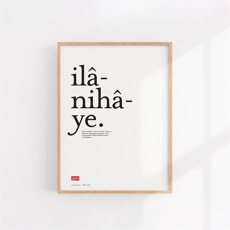 İlânihâye poster (Çerçevesiz)