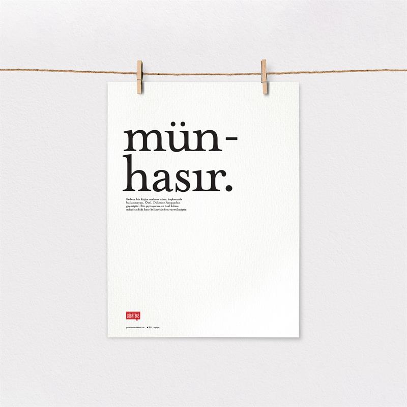 Münhasır Poster (Çerçevesiz)