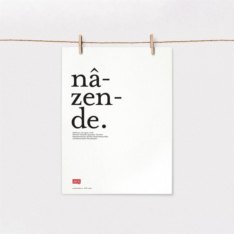 Nâzende Poster (Çerçevesiz)