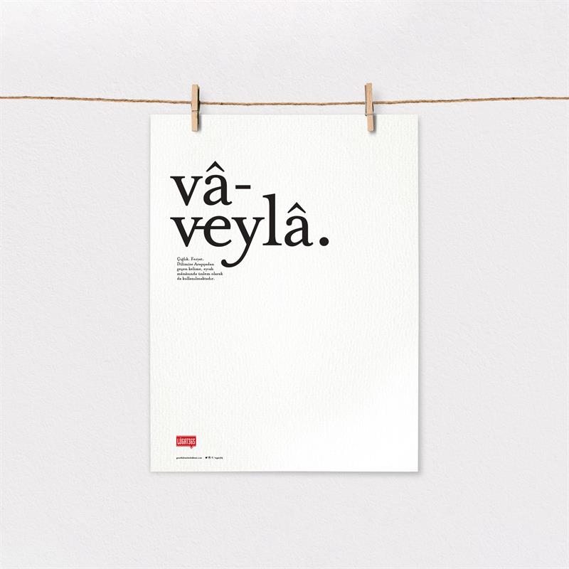 Vâveylâ Poster (Çerçevesiz)