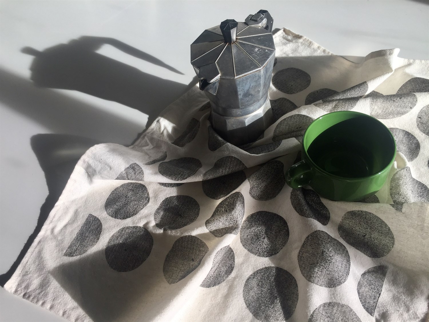 Denden | Daire Baskılı Mutfak Havlusu