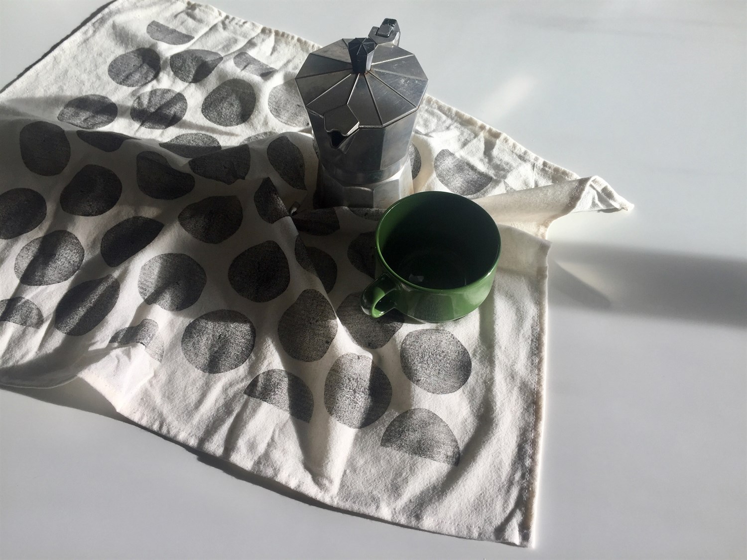 Denden | Daire Baskılı Mutfak Havlusu