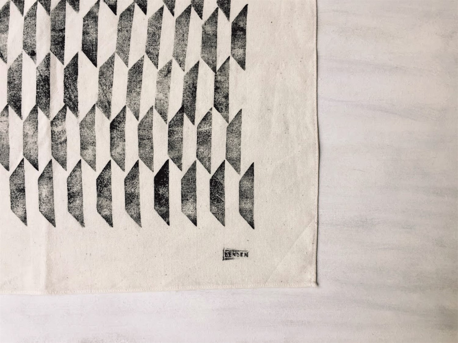 Denden | Kontrast Desen Baskılı Mutfak Havlusu