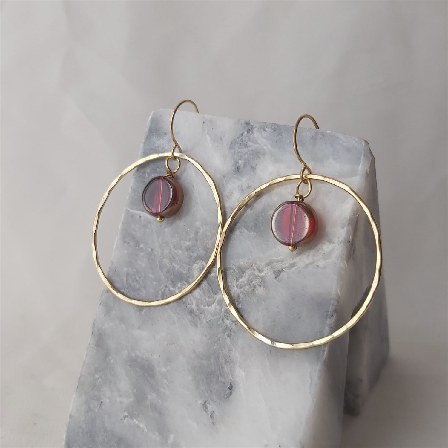 POJWoman | Kırmızı Sallantılı Halka Küpe