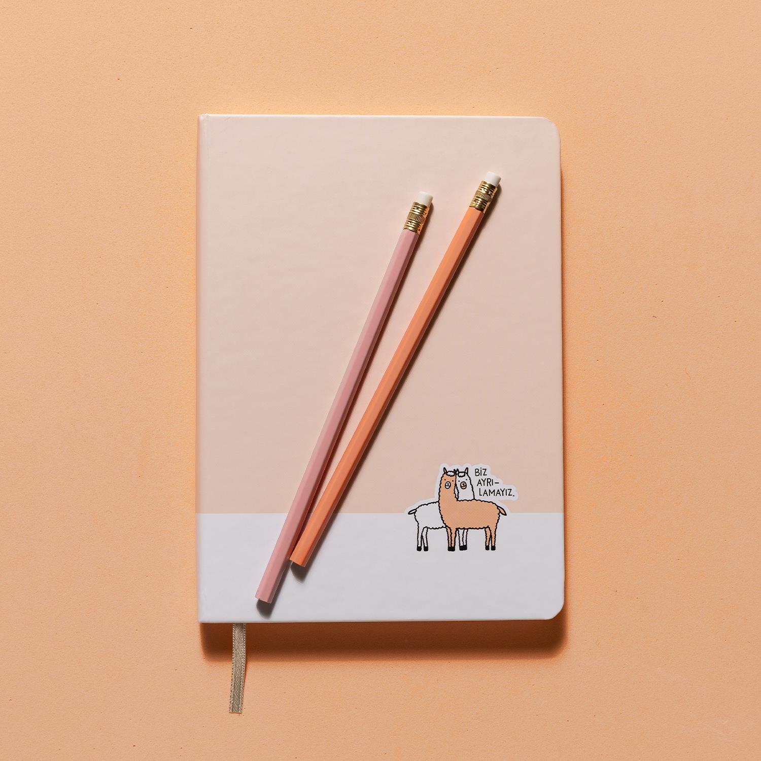 Hisli ŞeylerBiz Ayrılamayız Sert Kapaklı Defter