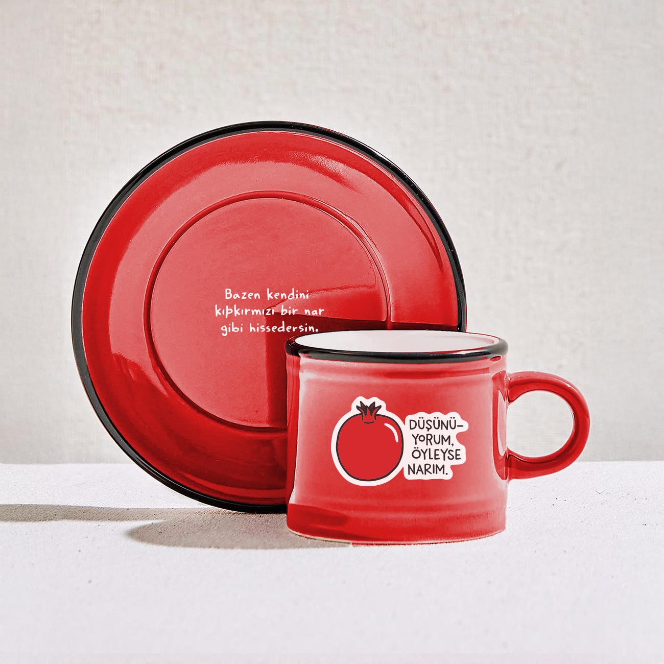 Hisli ŞeylerÖyleyse Narım Türk Kahvesi & Espresso Fincanı