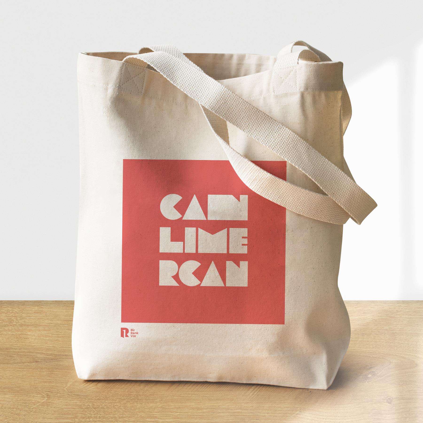 Bir Renk VarCanlı Mercan Kanvas Çanta