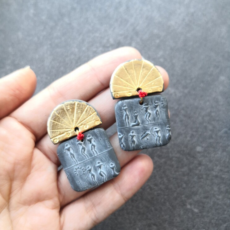 SevdiklerimizOlala Handmade | Polimer Kil Küpe 01