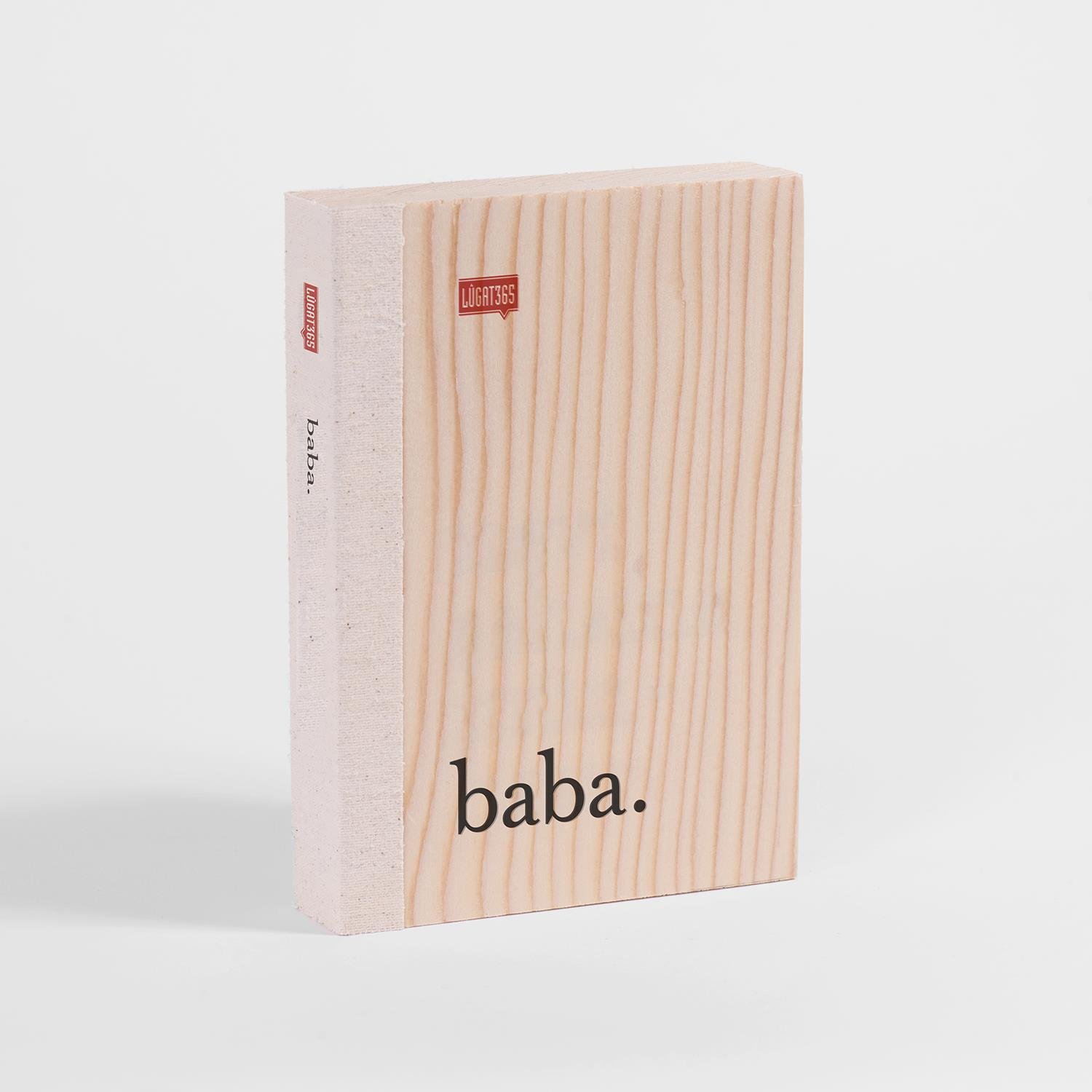 Lûgat365Baba Ahşap Kitap