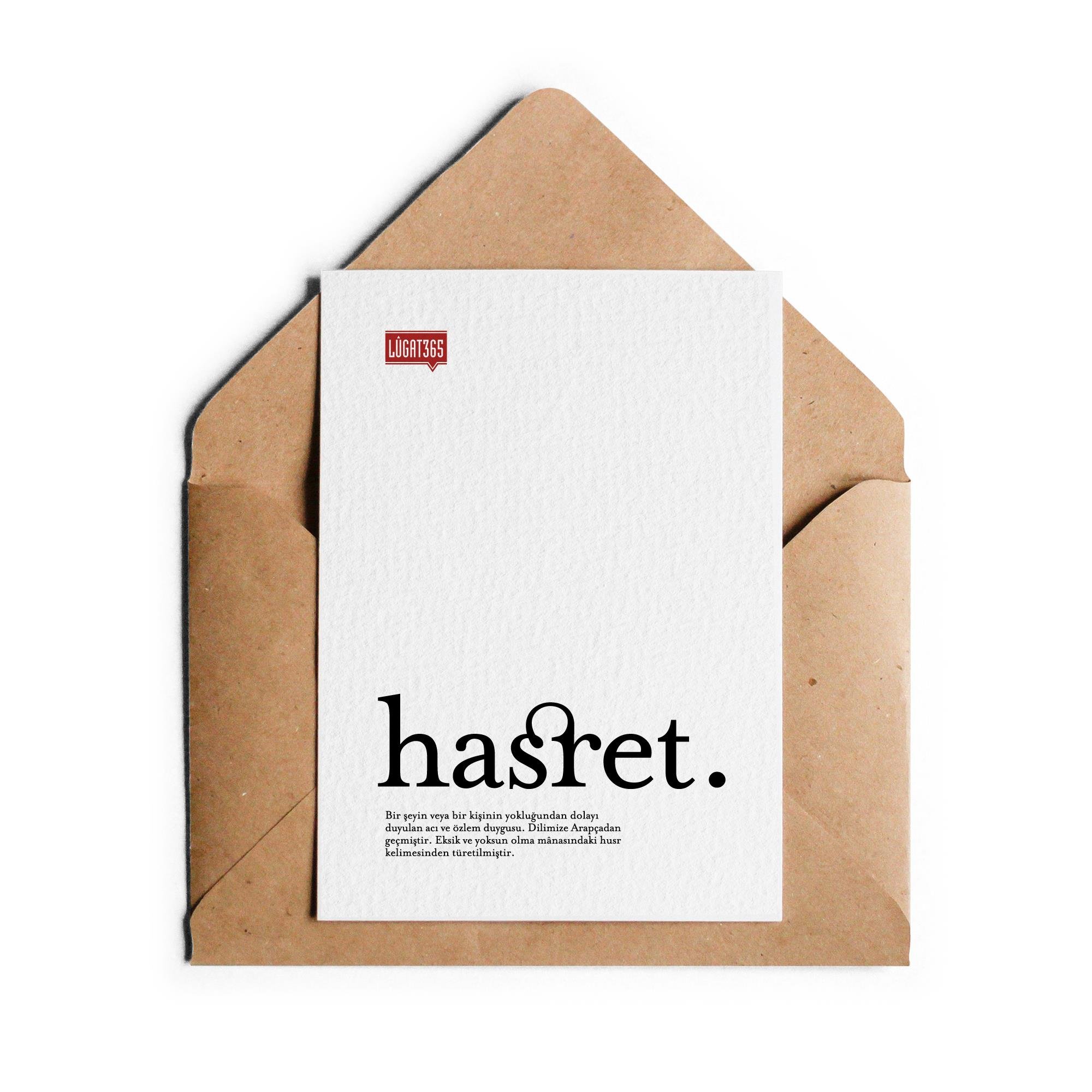 Lûgat365Hasret Kartpostal