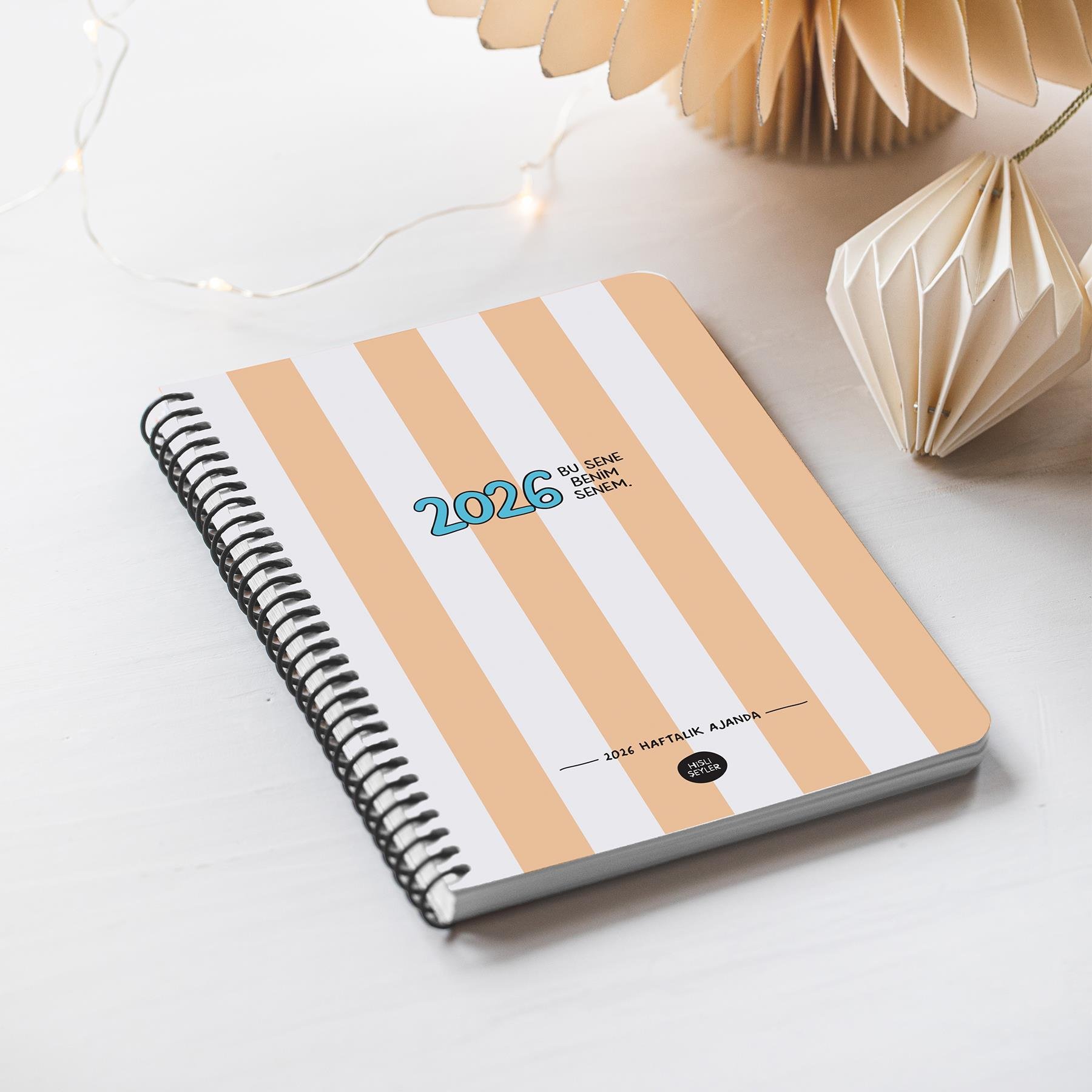 Hisli ŞeylerBu Sene Benim Senem 2026 Haftalık Ajanda