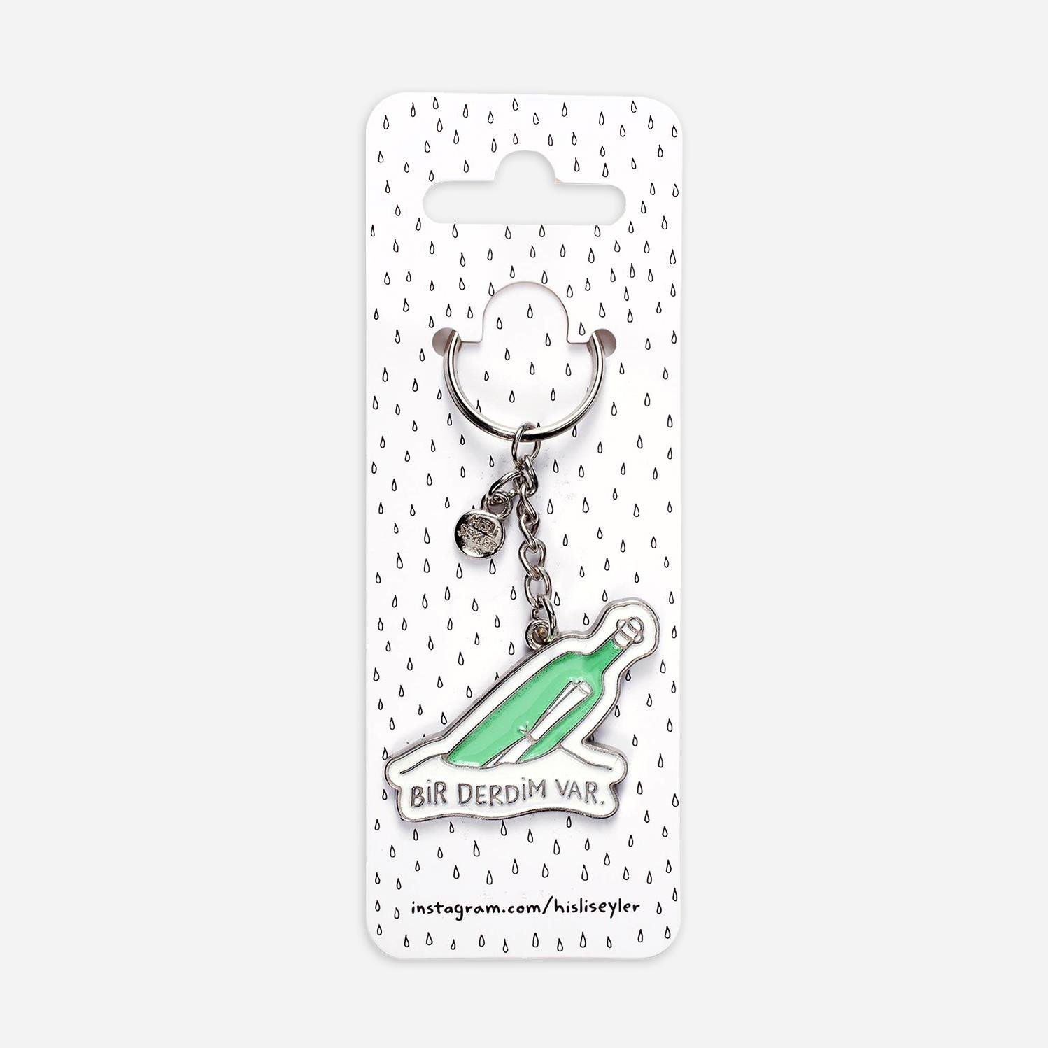 Hisli ŞeylerBir Derdim Var Anahtarlık