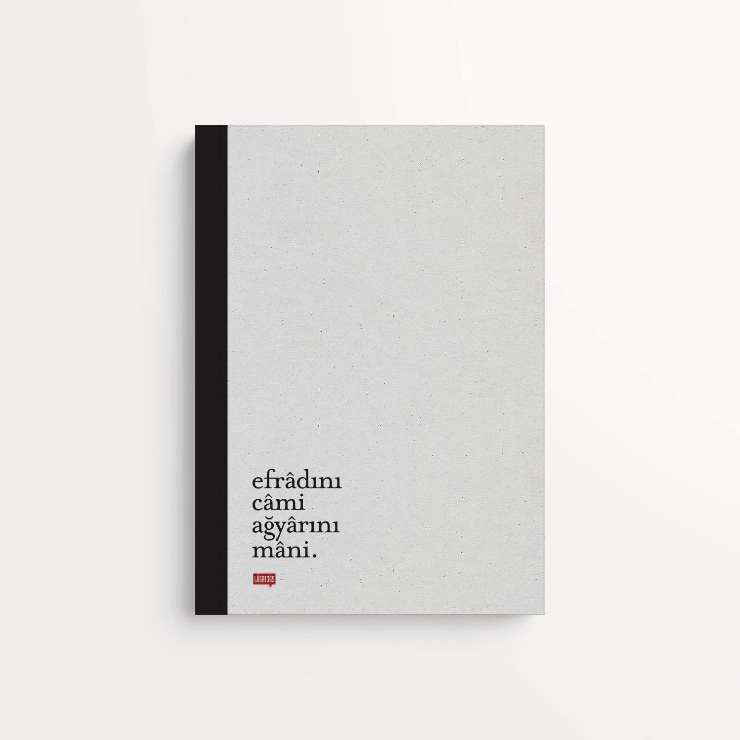 Lûgat365Efrâdını Câmi Ağyârını Mâni Defter