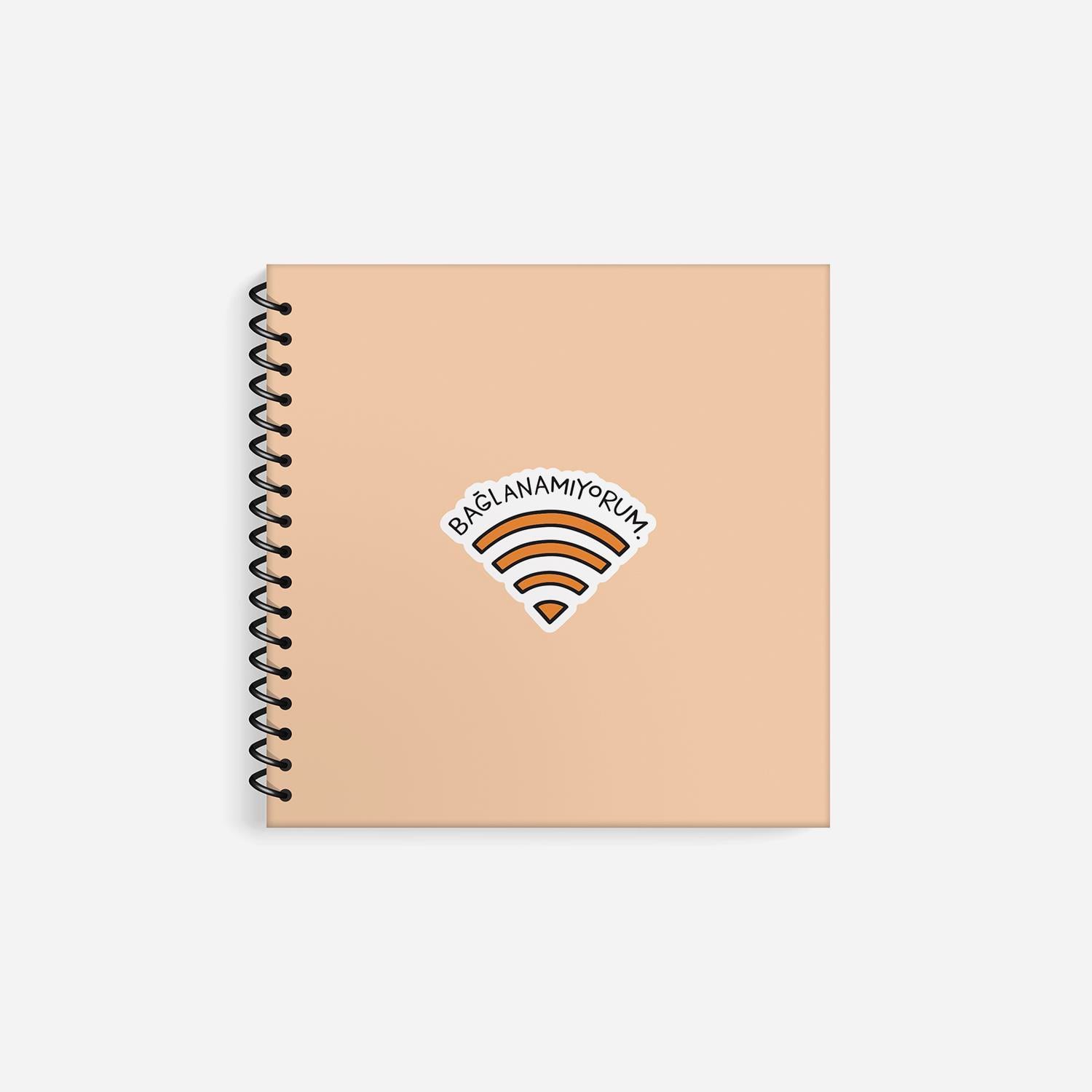 Hisli ŞeylerBağlanamıyorum Sert Kapaklı Spiralli Defter