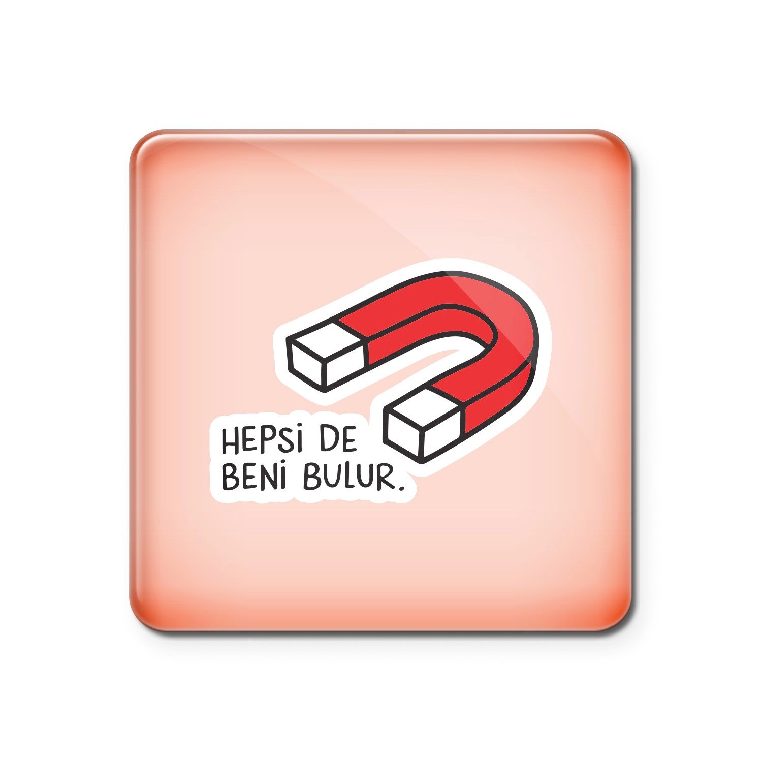 Hisli ŞeylerBeni Bulur Magnet