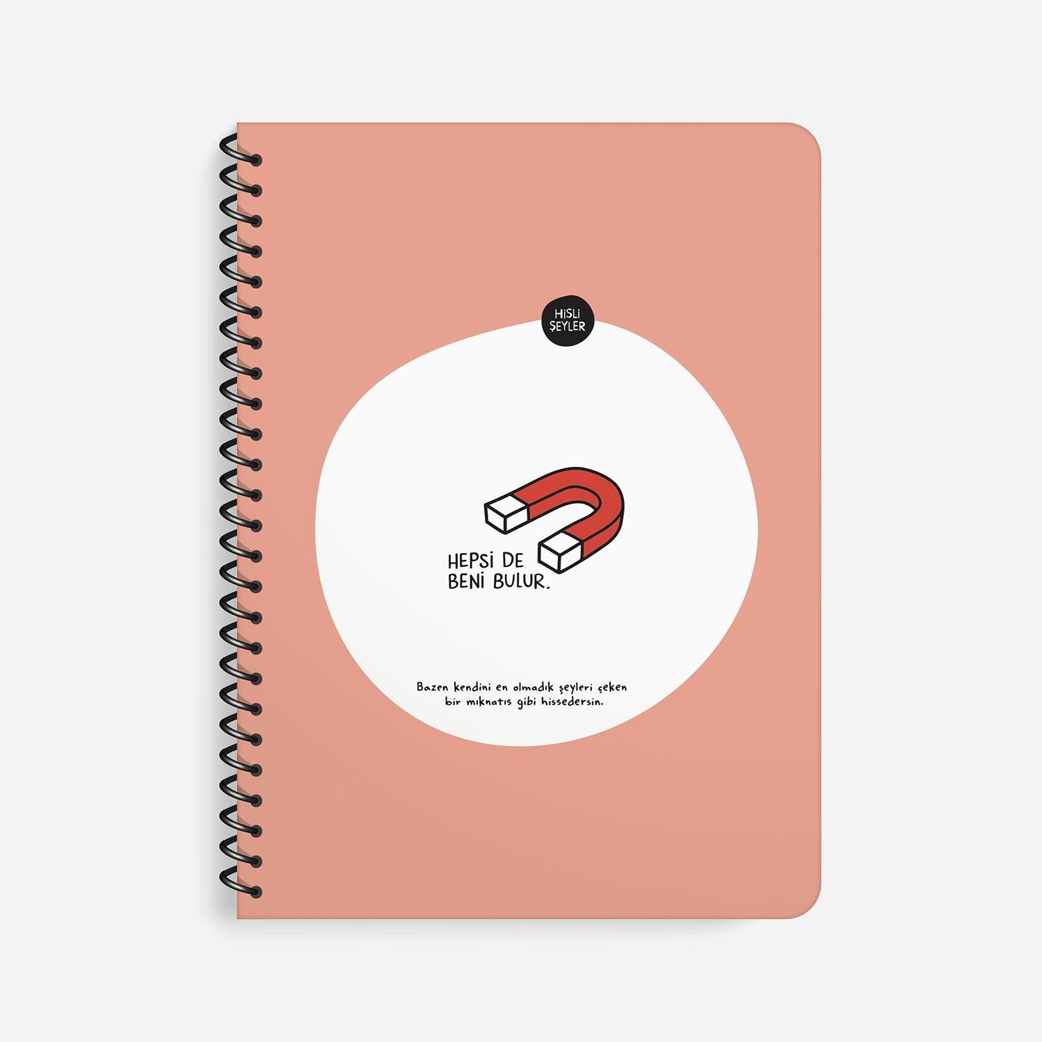Hisli ŞeylerBeni Bulur Spiralli Defter