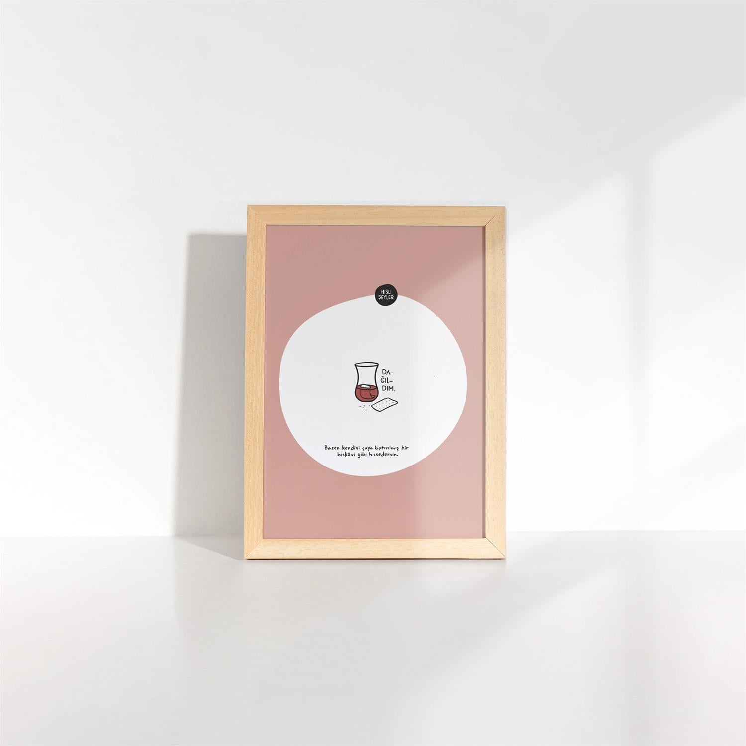 Hisli ŞeylerDağıldım Çerçeveli Mini Poster