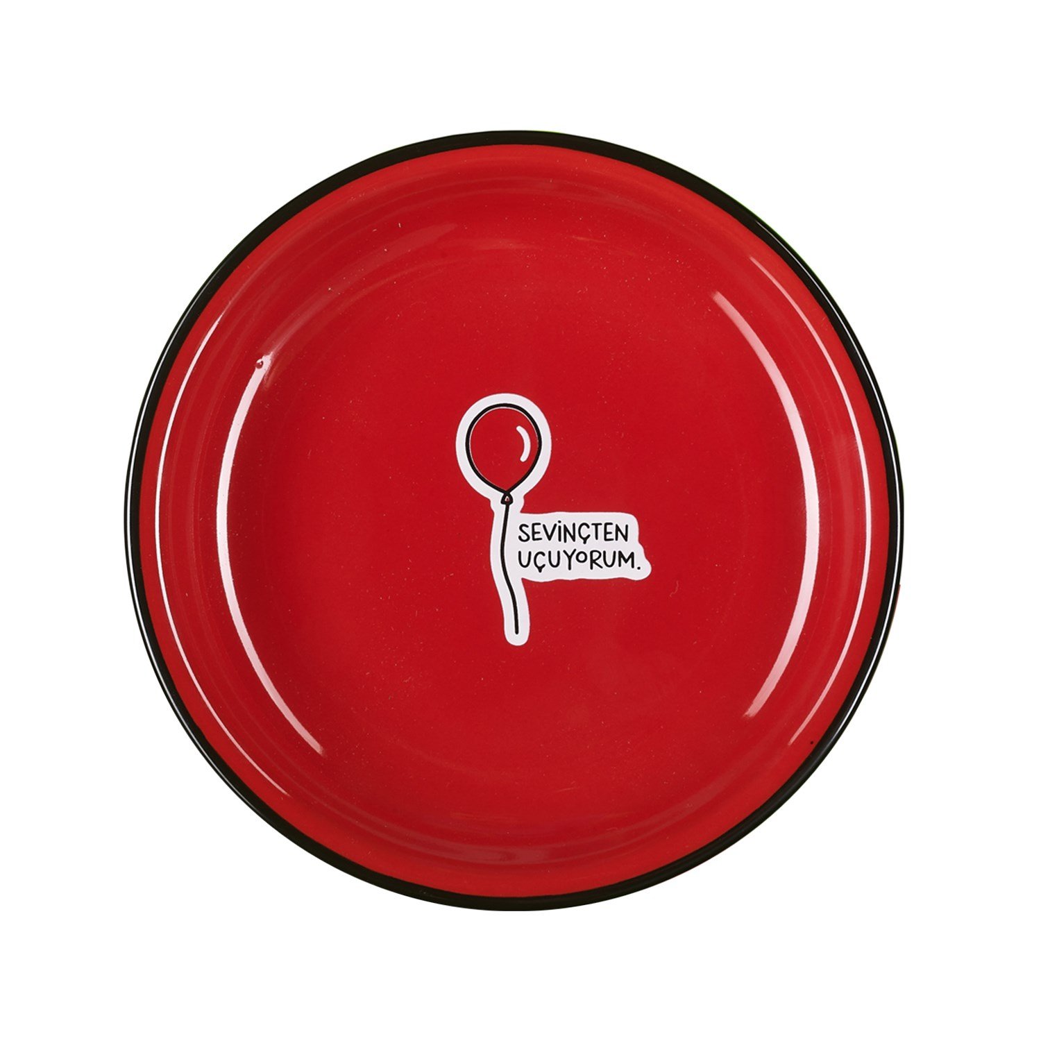 Hisli ŞeylerSevinçten Uçuyorum Tabak