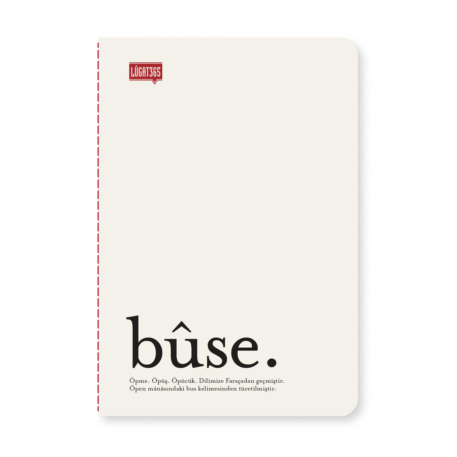 Lûgat365Bûse Karton Kapaklı Defter 