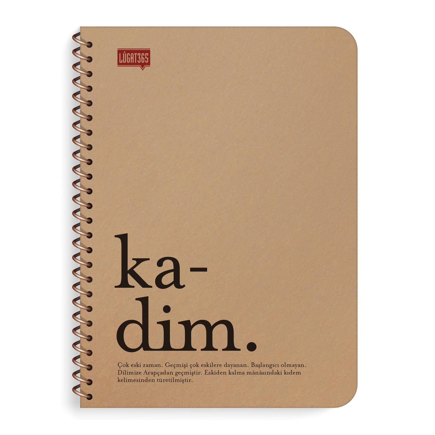 Lûgat365Kadim Spiralli Defter 