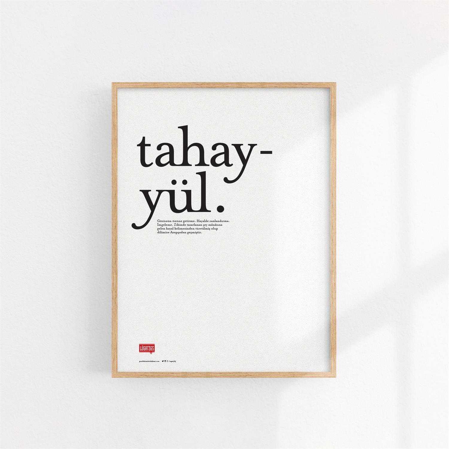 Lûgat365Tahayyül Poster