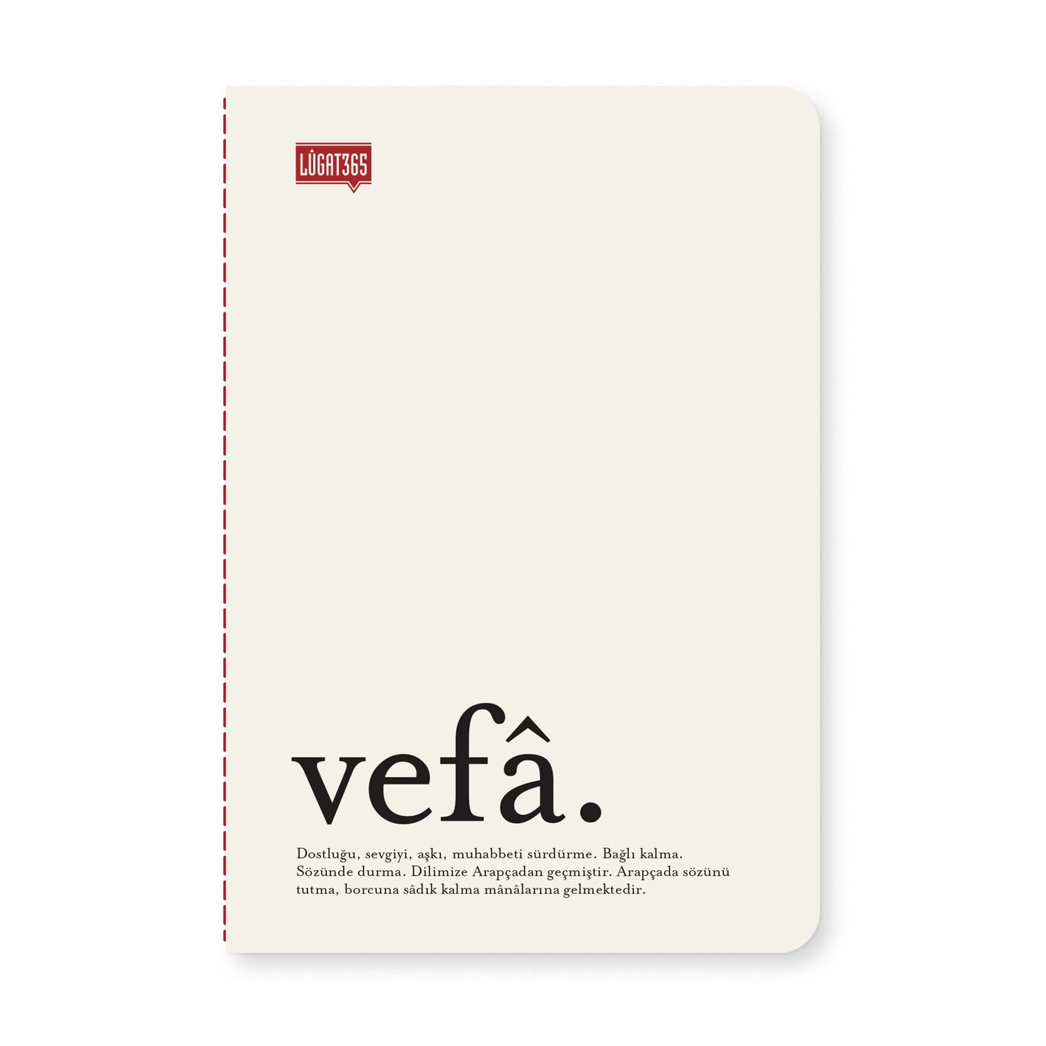 Lûgat365Vefa İnce Kapaklı Defter