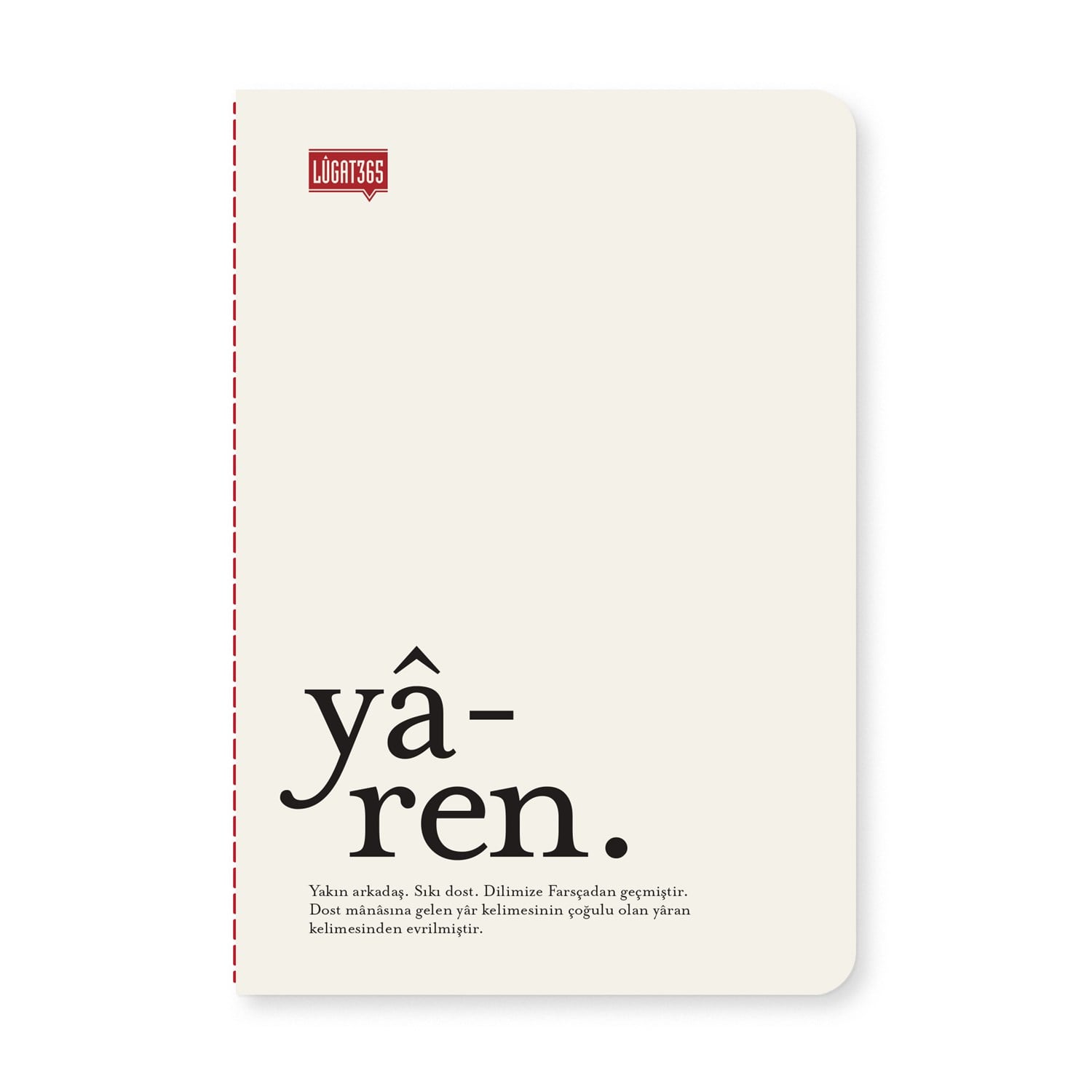 Lûgat365Yâren İnce Kapaklı Defter