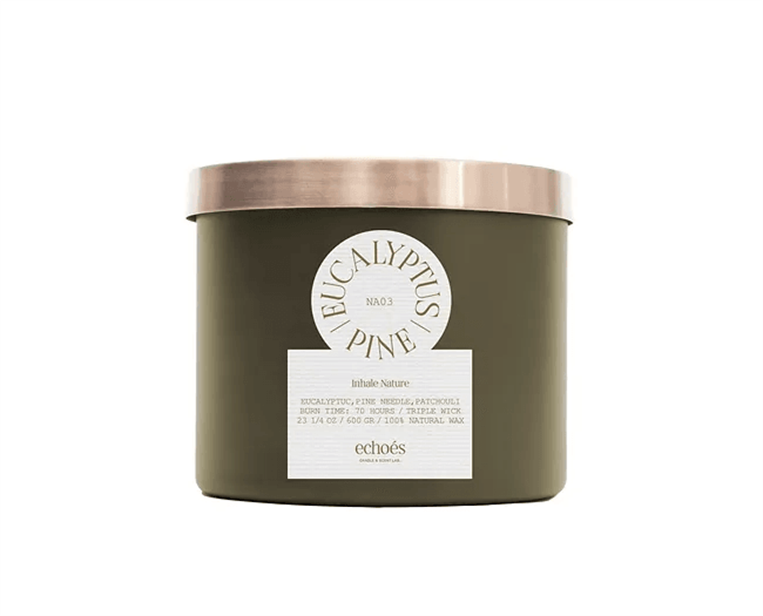 SevdiklerimizEchoes | Eucalyptus & Pine Büyük Boy Mum