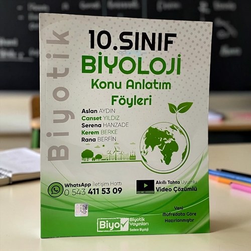 10. Sınıf Biyoloji Konu Anlatım Föyleri Biyotik Yayınları