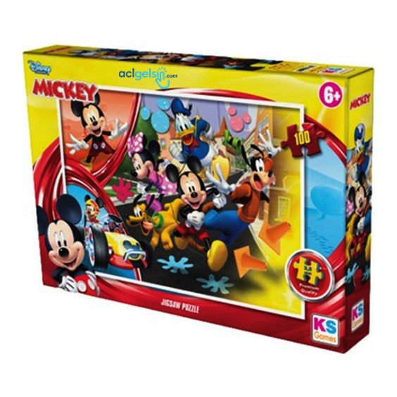 100 Parça Puzzle Mickey Mause