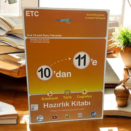 10'dan 11'e Edebiyat Tarih Coğrafya Hazırlık Kitabı Tonguç Akademi Yayınları