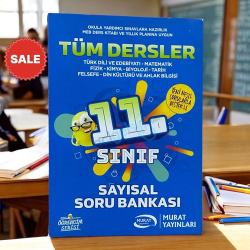 11.sınıf Sayısal Tüm Dersler Soru Bankası Murat Yayınları