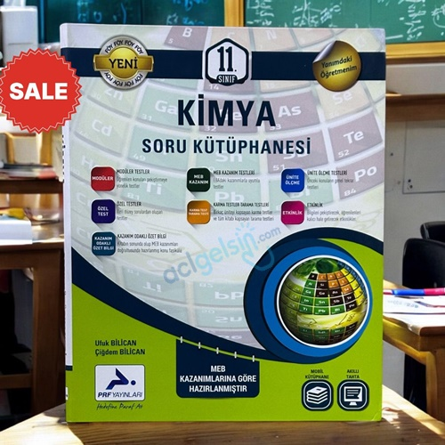 11. Sınıf Kimya Soru Kütüphanesi Paraf Yayınları