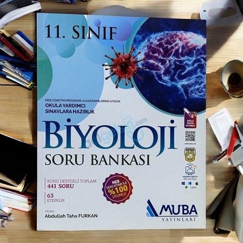 11. Sınıf Biyoloji Soru Bankası Muba Yayınları
